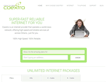 Tablet Screenshot of coextro.com